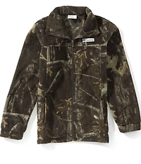 Columbia Boys Long Sleeve Zing III Fleece Camouflage Jacket