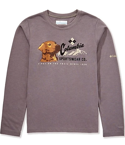 Columbia Little/Big Boys 4-18 Long Sleeve La Poudre Pass™ Graphic T-Shirt