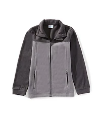 Columbia Boys Long Sleeve Steens MT II Fleece Zip-Up Jacket
