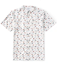 Columbia PFG Big & Tall Super Slack Tide Printed Short Sleeve Woven Shirt