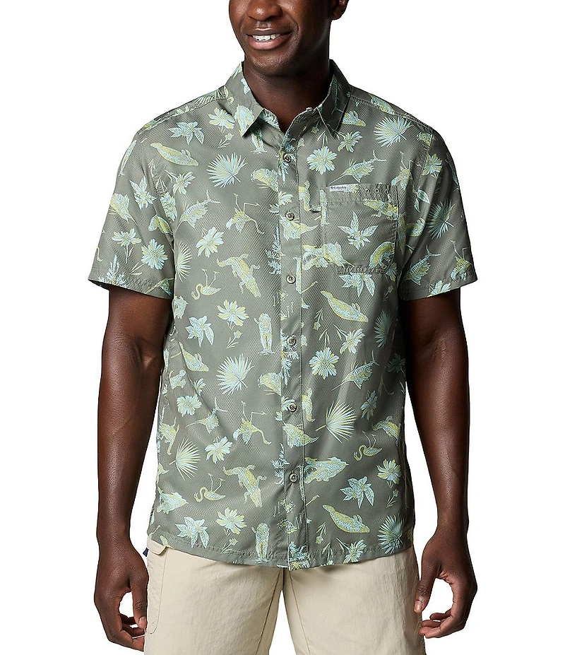 Columbia PFG Super Slack Tide Short Sleeve Woven Shirt
