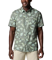 Columbia PFG Super Slack Tide Short Sleeve Woven Shirt