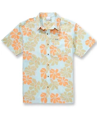 Columbia PFG Trollers Best II Floral Print Short Sleeve Woven Shirt