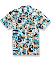 Columbia PFG Trollers Best II Printed Short Sleeve Woven Shirt
