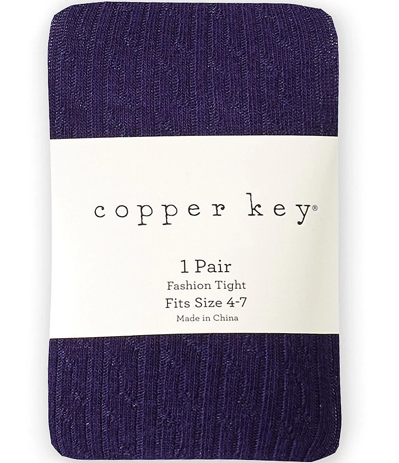 Copper Key Big Girl Cable Knit Tights