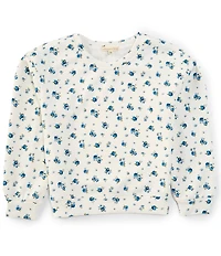 Copper Key Big Girls Floral Lounge Life Sweatshirt
