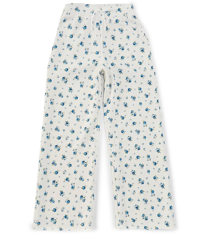 Copper Key Big Girls Floral Print Lounge Life Flare Pants