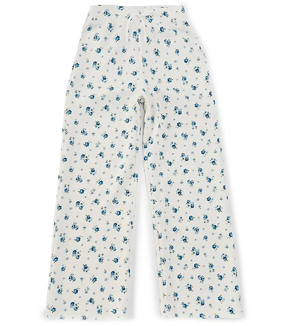 Copper Key Big Girls Floral Print Lounge Life Flare Pants