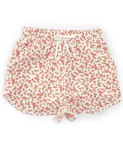 Copper Key Big Girls Micro Floral Lounge Life Shorts