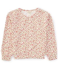 Copper Key Big Girls Micro Floral Lounge Life Sweatshirt