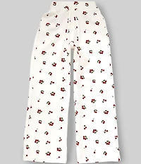 Copper Key Big Girls Cherry Print Lounge Life Flare Pants