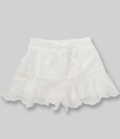 Copper Key Big Girls Eyelet Trim Skort