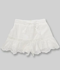 Copper Key Big Girls Eyelet Trim Skort