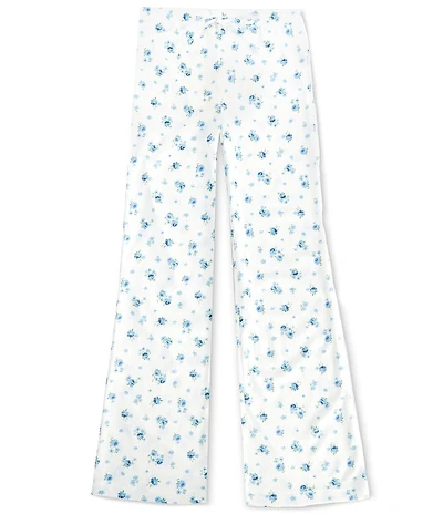 Copper Key Big Girls Floral Print Pointelle Pants