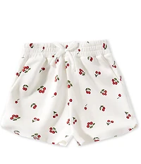 Copper Key Big Girls Lounge Life Cherry Print Shorts
