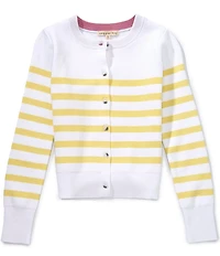 Copper Key Big Girls Striped Cardigan