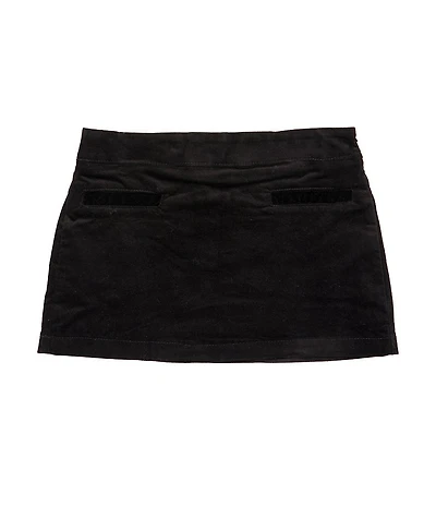 Copper Key Little Girls Claudia Black Velvet Skirt