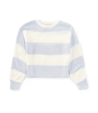 Copper Key Little Girls Stripe Shaker Relaxed Sweater