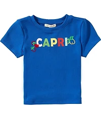 Copper Key Little Girls Graphic Round Neck Short Sleeve Tee