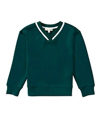 Copper Key Little Girls Lounge Life V-Neck Sweatshirt