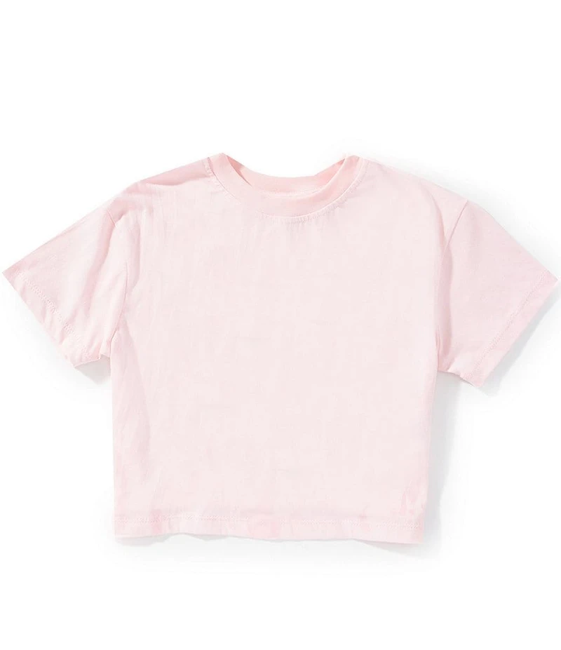 Copper Key Little Girls Short Sleeve Boxy Tee