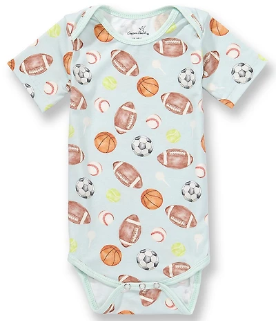 Copper Pearl Baby Boys Short Sleeve Sport Medley Bodysuit