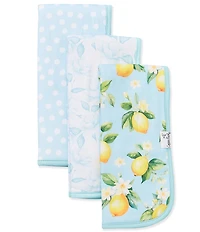 Copper Pearl Baby Girls Melody Burp Cloth Set