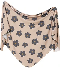 Copper Pearl Baby Girls Gemma Floral Print Swaddle Knit Blanket