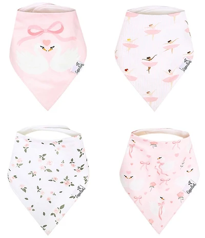 Copper Pearl Baby Girls Katerina Bib 4-Piece Set