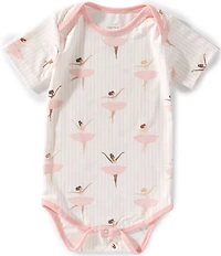 Copper Pearl Baby Girls Short Sleeve Allover Print Katerina Ballerina Bodysuit