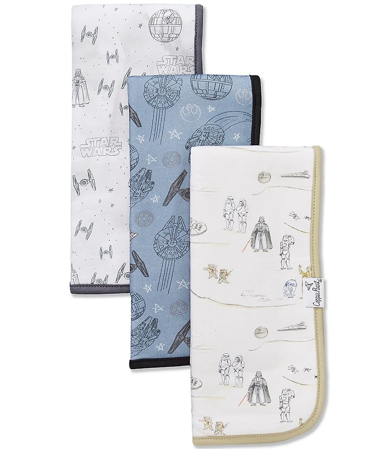 Copper Pearl Baby Girls Tatooine Burp Cloth Set