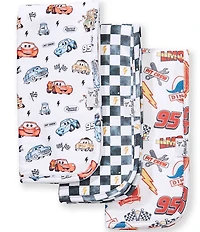 Copper Pearl x Disney Baby Boys Cars Print Burp Cloths 3-Pack