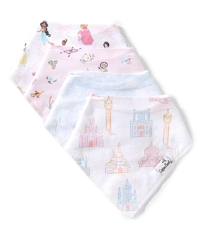 Copper Pearl x Disney Baby Girls Princess -Piece Bib Set