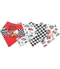 Copper Pearl x Disney Cars Print 4-Pack Bandana Bib Set