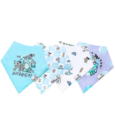 Copper Pearl X Disney Monsters Inc Medley 4pc Bib Set