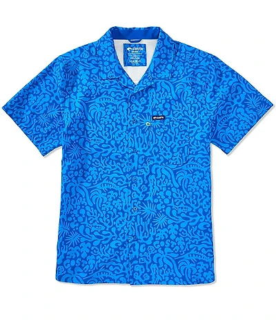 Costa Camp Tech Short Sleeve Printed Woven Shirt