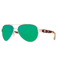 Costa Loreto Polarized Square Aviator Sunglasses