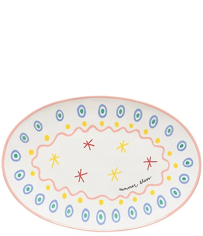 Costa Nova Summer Bliss Oval Platter
