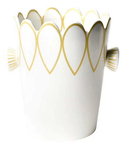 Coton Colors Deco Gold Scallop Ice Bucket