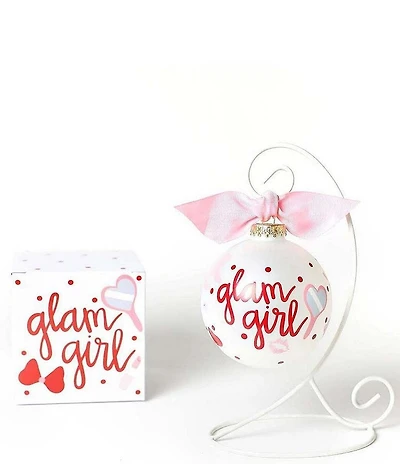Coton Colors Glam Girl Glass Ornament With Stand Set