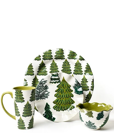 Coton Colors Holiday Fir Forest Collection 4-Piece Place Setting