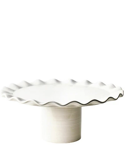 Coton Colors Signature White Ruffle 14#double; Cake Stand
