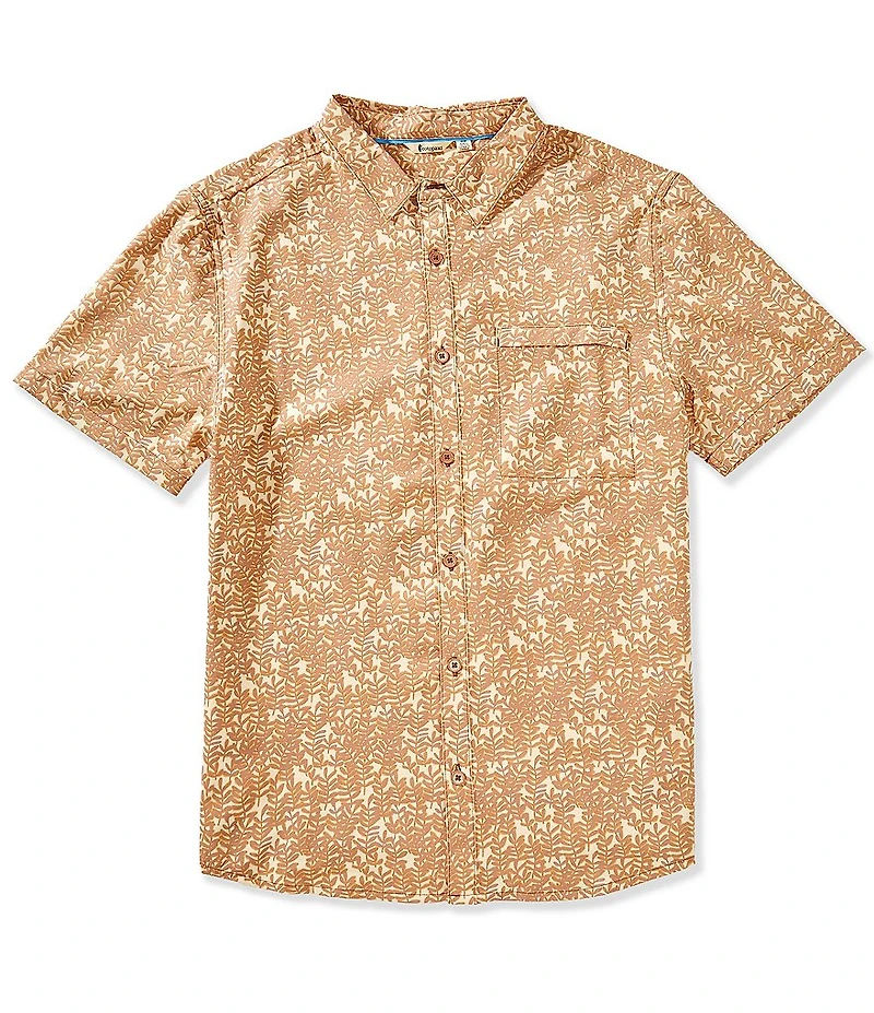 Cotopaxi Cambio Allover Print Short Sleeve Woven Shirt