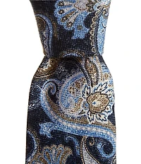 Cremieux Bell Court 3 1/8#double; Traditional Paisley Silk Tie