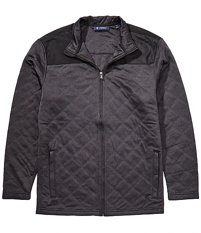 Cremieux Big & Tall Quilted Full Zip Jacket