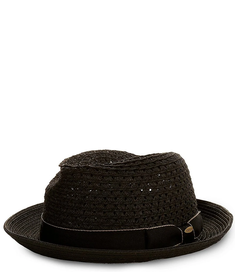 Cremieux Blue Label Paper Braid Fedora Hat