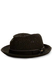 Cremieux Blue Label Paper Braid Fedora Hat