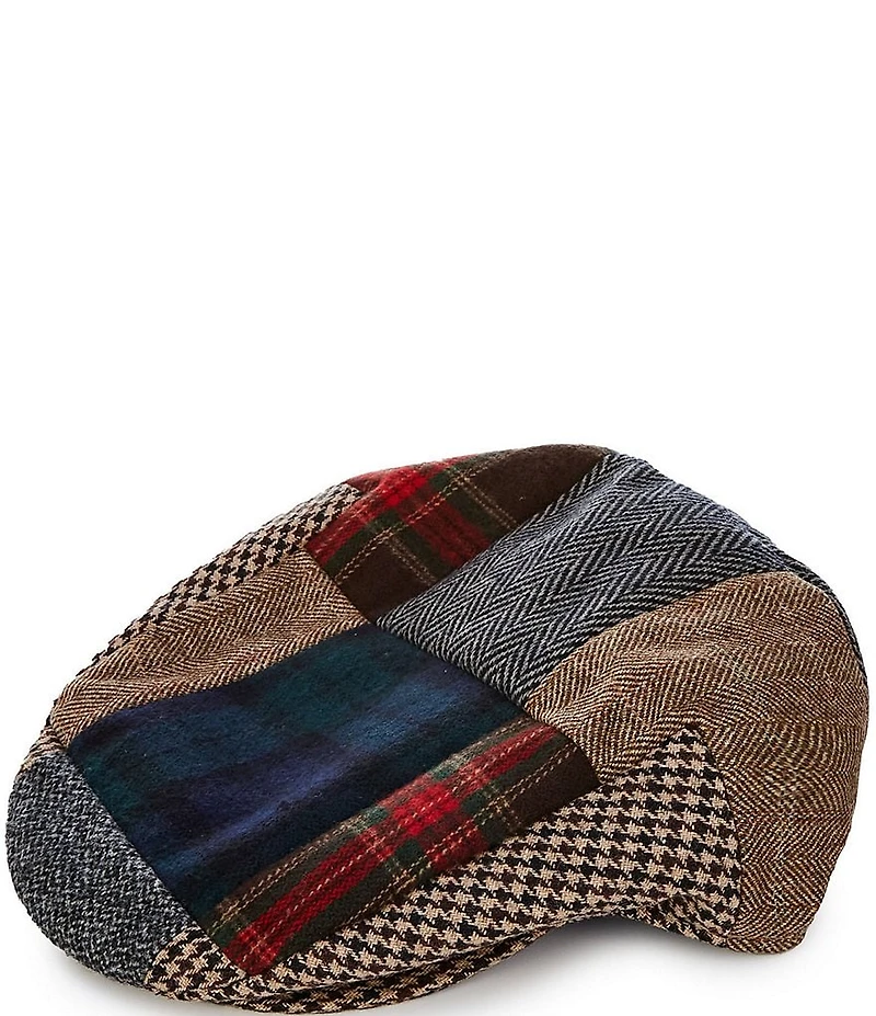 Cremieux Blue Label Patchwork Driver Hat