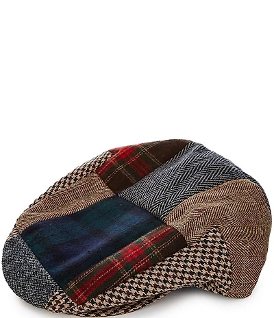 Cremieux Blue Label Patchwork Driver Hat