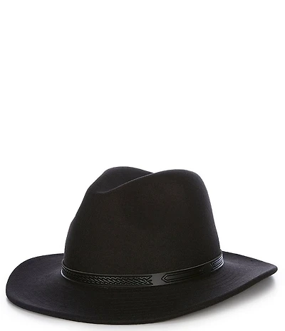 Cremieux Blue Label Safari Hat With Faux Leather Band